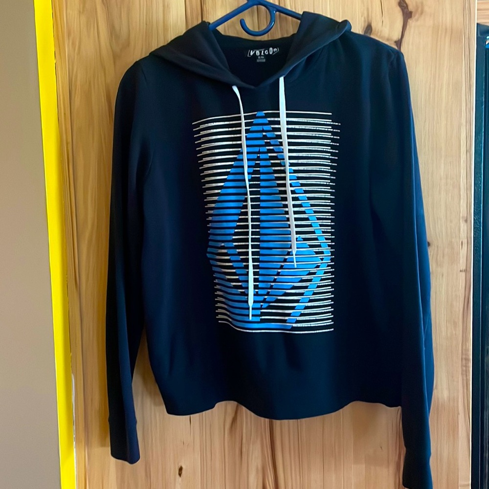 Volcom XL navy graphic hoodie